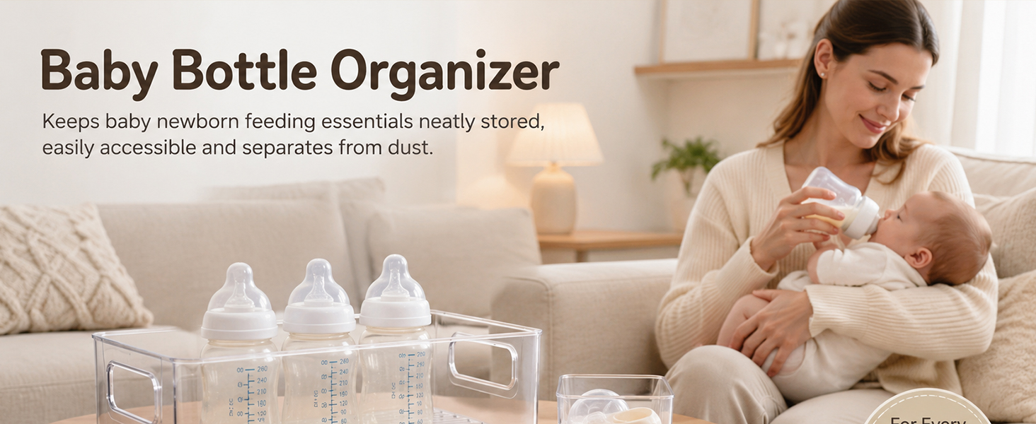 Smart Baby Bottle Organizers: Simple Storage Solutions for a Calmer Nursery